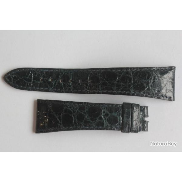 AUDEMARS PIGUET Bracelet montre croco bleu marine 22 mm