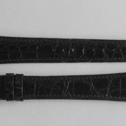 AUDEMARS PIGUET Bracelet montre croco noir 20 mm