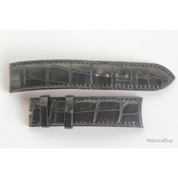 F.P. JOURNE Bracelet pour montre croco noir 20 mm