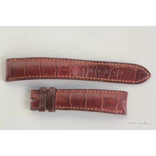 PIAGET Bracelet pour montre croco marron 18 mm