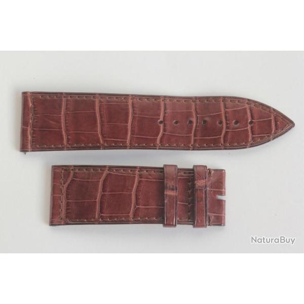 FRANCK MULLER Bracelet montre croco marron 24 mm