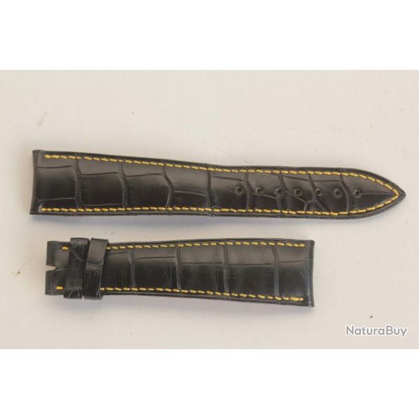VACHERON CONSTANTIN Bracelet pour montre croco noir 20 mm