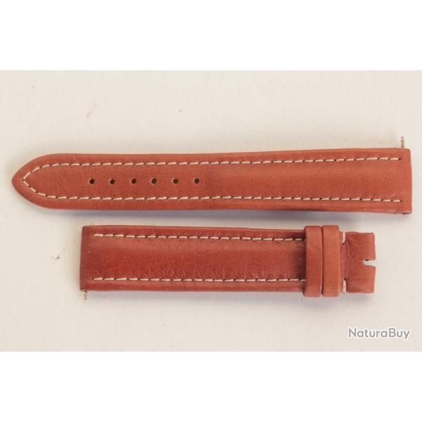 BREITLING Bracelet pour montre cuir marron 20 mm