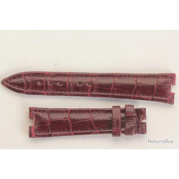 CHOPARD Bracelet pour montre croco bordeaux 19 mm