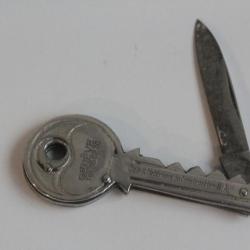 Couteau de poche figuratif Clef pub Bois Matériaux Genève