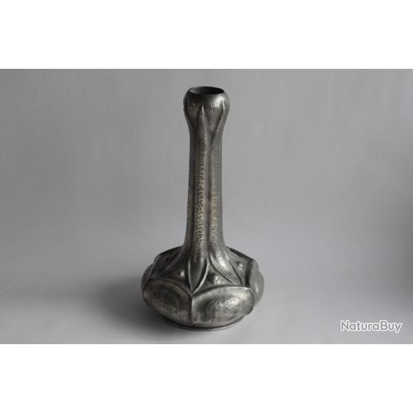 Vase �tain Alice & Eug�ne Chanal Art Nouveau