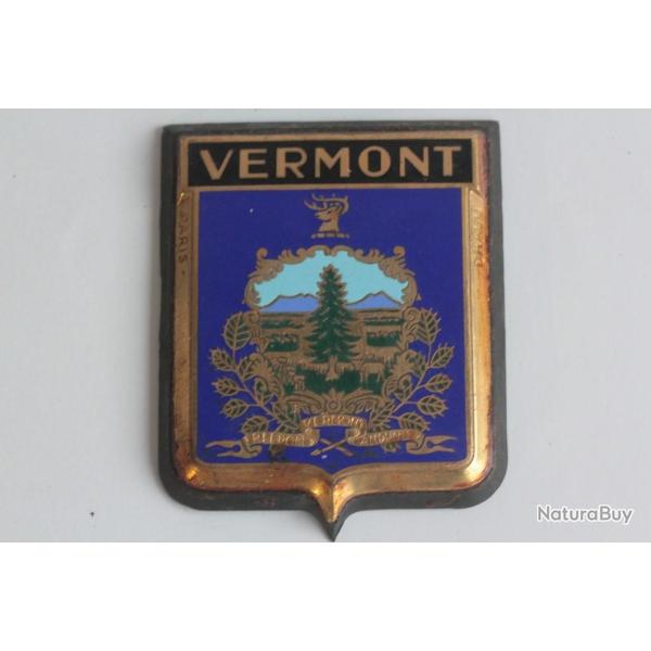Insigne automobile �maill�e Vermont USA Drago Paris Car Badge