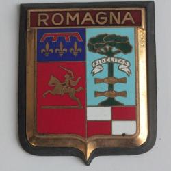 Insigne automobile émaillée Romagna Italie Drago Paris Car Badge