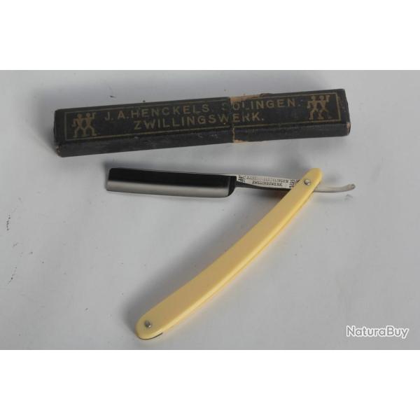 Ancien rasoir J.A. Henckels Solingen Zwillingswerk 1194 Allemagne