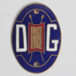 Insigne automobile Plaque de calandre émaillée DG