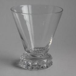 SAINT LOUIS Verre cristal Diamant 8 cm Art Déco