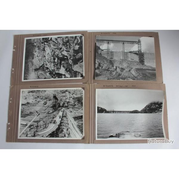 Photographies Barrage Bissorte 1934 Maurienne Savoie