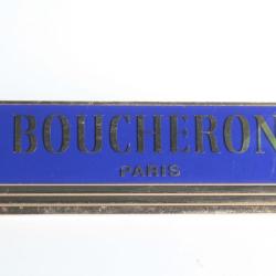 BOUCHERON Paris Plaque publicitaire Bijoux Montre