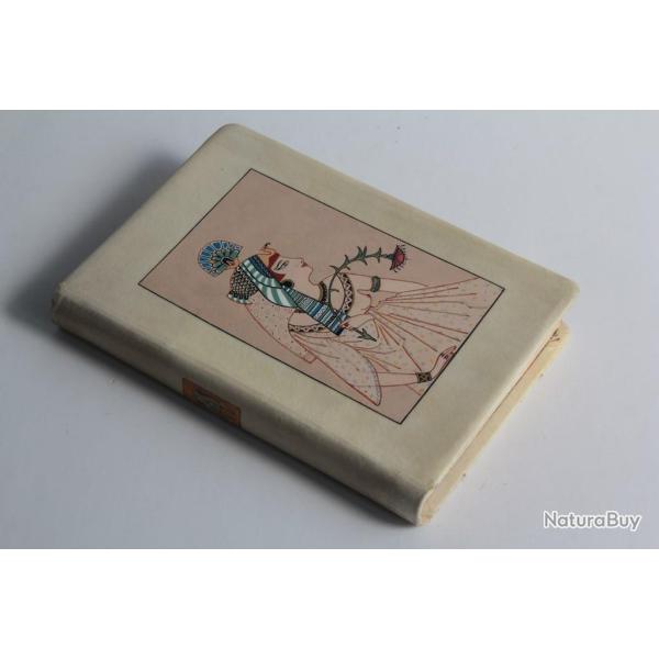 Livre La derni�re �pous�e d'Ammon reliure parchemin peinte 1926