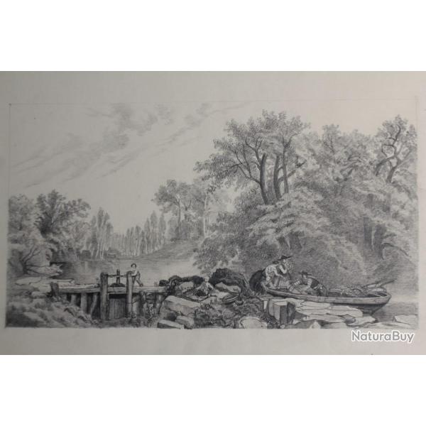 Dessin original Alexandre CALAME