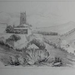 Dessin original Alexandre CALAME