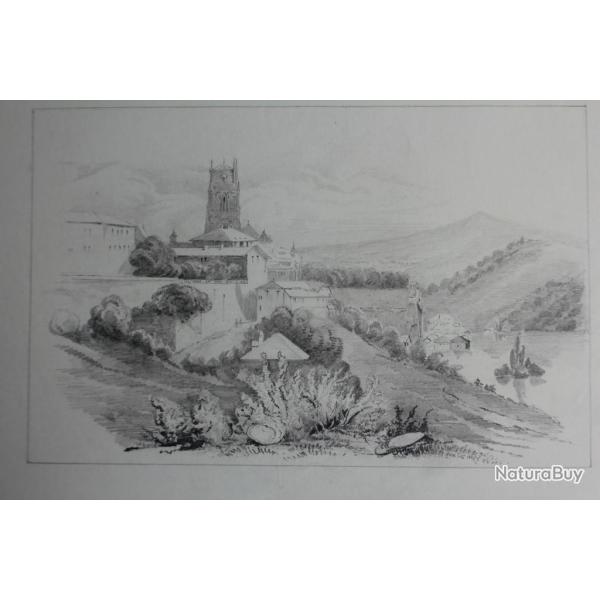 Dessin original Alexandre CALAME