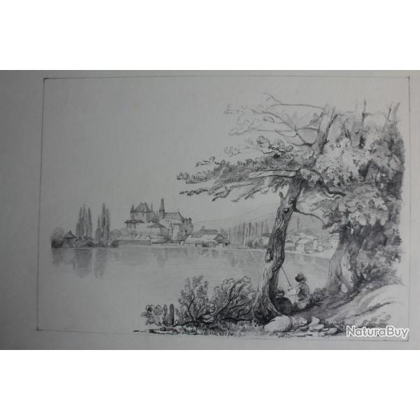 Dessin original Alexandre CALAME