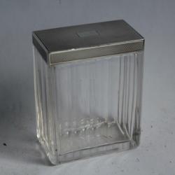 Boite cristal argent anglais