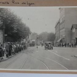 Photographie Accident automobile vélo Servette Rue de Lyon Suisse
