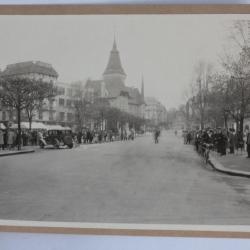 Photographie Accident automobile Eaux-Vives Police Genève Suisse