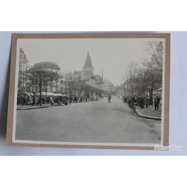 Photographie Accident automobile Eaux-Vives Police Gen�ve Suisse