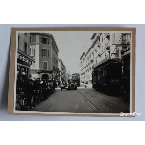 Photographie Accident Tramway Automobile Police Canton Gen�ve Suisse