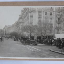 Photographie Accident automobile Rue du Jeu de l'Arc Genève Suisse