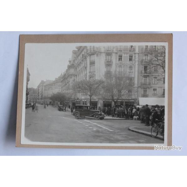 Photographie Accident automobile Rue du Jeu de l'Arc Gen�ve Suisse