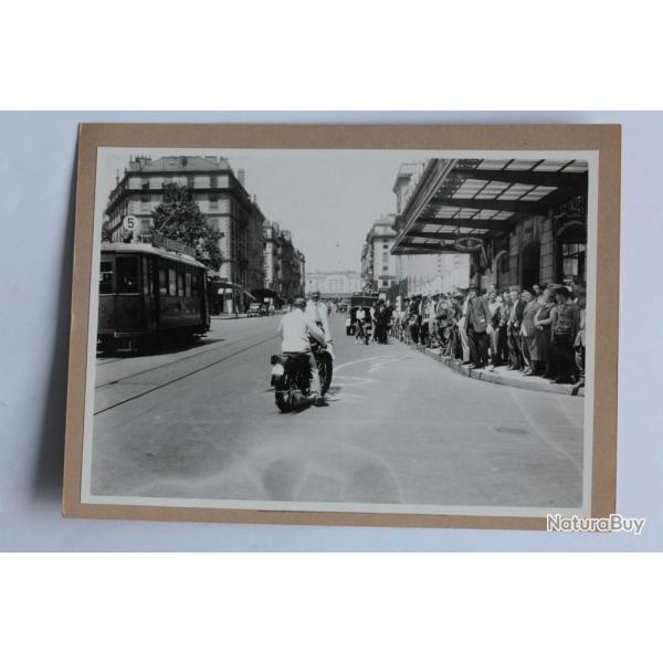 Photographie Accident Moto Tram Police Canton Gen�ve Suisse