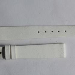 Bracelet montre Universal Genève cuir blanc 16 mm vintage