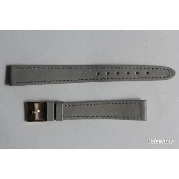 Bracelet montre Universal Gen�ve gris 13 mm + boucle vintage