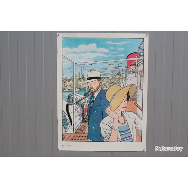 Lithographie Vittorio GIARDINO La porte d'Orient 1985 Max Fridman BD