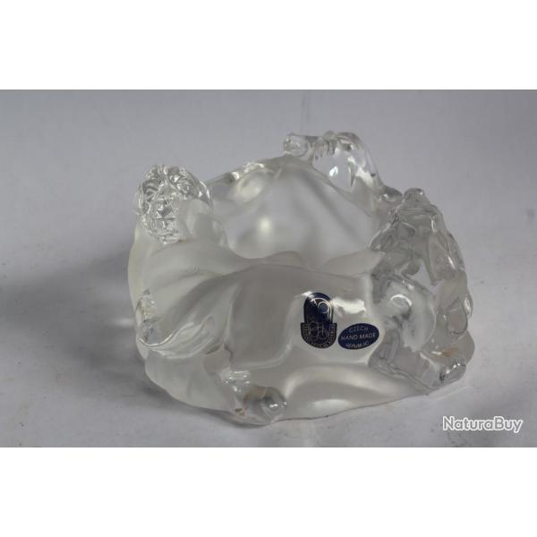 Vide-poches cristal Boh�me Chiens Frantisek Halama