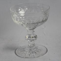 VAL ST LAMBERT Coupe &agrave; champagne cristal Charles