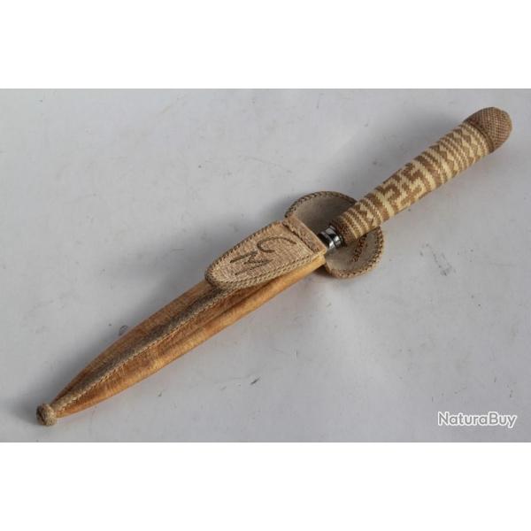 Couteau cuir Broqua & Scholberg Montevideo Uruguay Gaucho knife