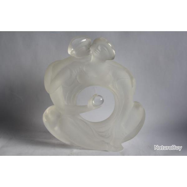 Anne-Marie PAUL Sculpture acrylique Embracing Couple