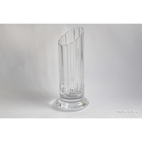 DAUM France Vase Colonne cristal Cythere