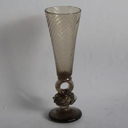 Verre soufflé fumé Soraya  Gordiola Majorque Espagne