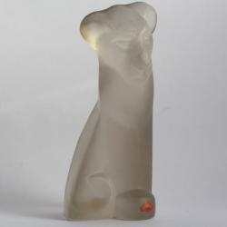 LEERDAM Lion verre Lucienne Bloch 1929 Pays-Bas Art déco