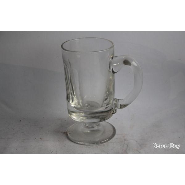 Ancienne chope � bi�re verre Suisse