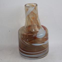 Vase verre souffl&eacute; Maure Vieil
