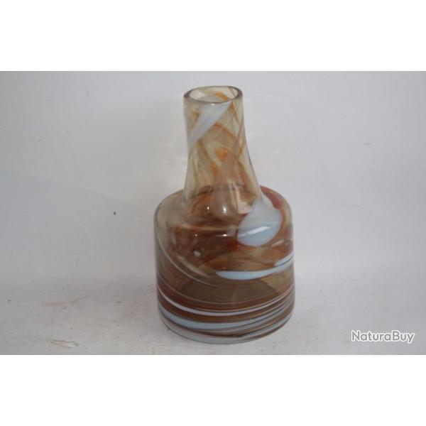 Vase verre souffl� Maure Vieil