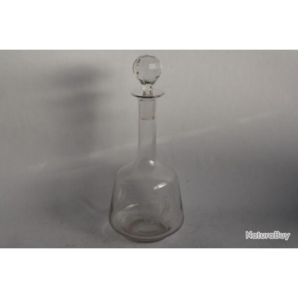 Ancienne Carafe cristal grav� monogramme G