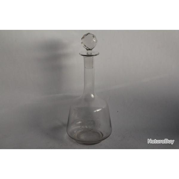 Ancienne Carafe cristal grav� monogramme G