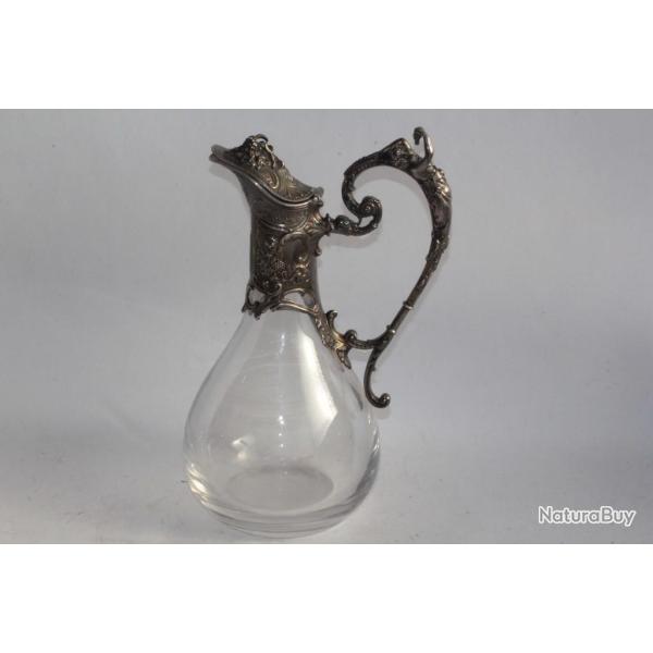 Aigui�re cristal de Lorraine Femme Art Nouveau Vignes