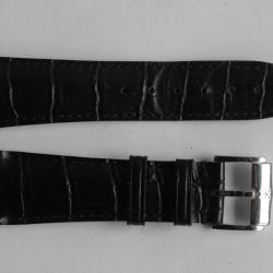 FREDERIQUE CONSTANT Bracelet pour montre croco noir 22 mm + boucle