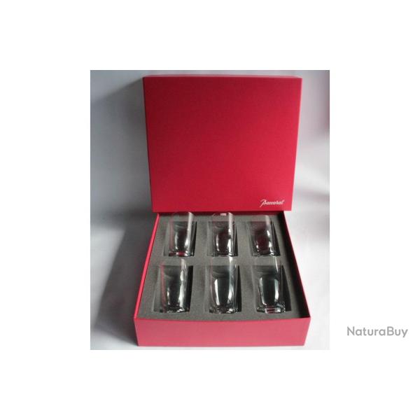 BACCARAT 6 Verres � Orangeade cristal