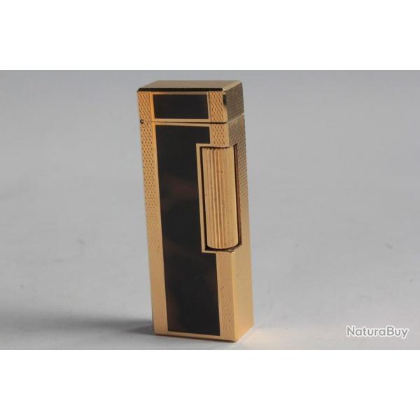 DUNHILL Briquet Rollagas Barley laque �caille de tortue