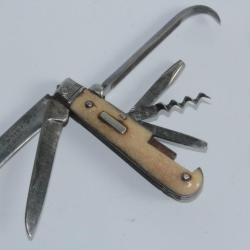 Ancien Couteau de poche multifonctions Mothe